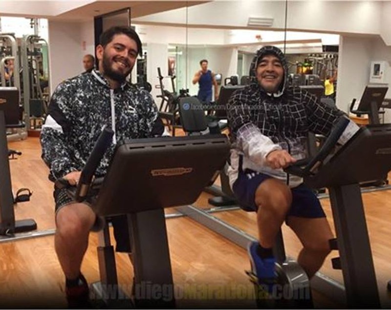 Maradona, primit regește la Roma. Argentinianul a venit cu iubita și cu fiul său / GALERIE FOTO