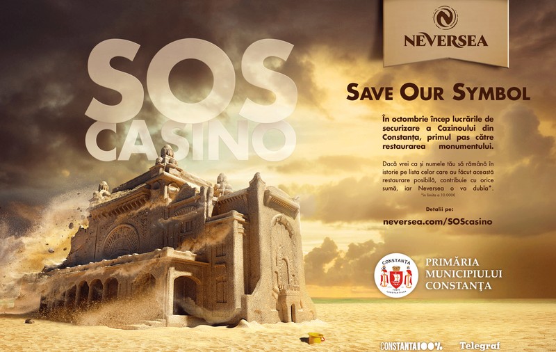 Organizatorii Festivalului Neversea au lansat campania “S.O.S Cazino”, prin care vor salvarea Cazinoului din Constanța
