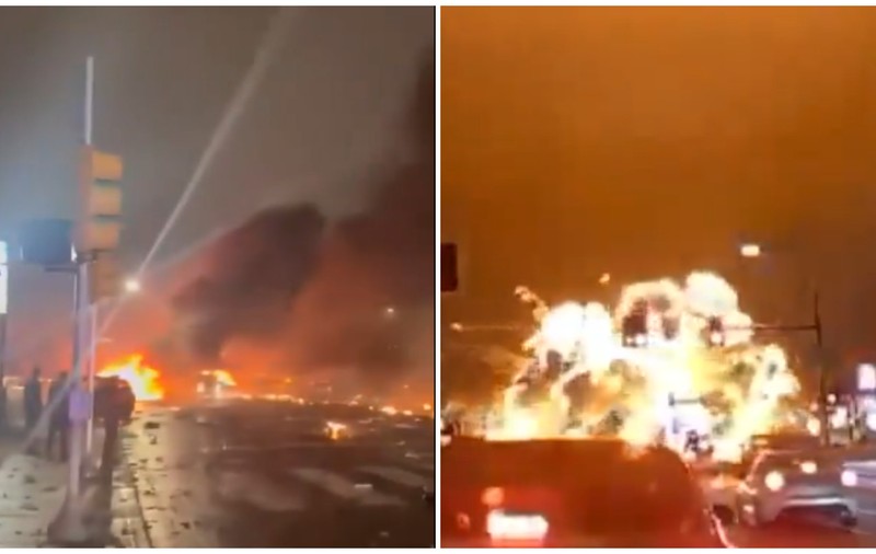 Un avion medical s-a prăbușit în Philadelphia și a incendiat mai multe case. Șase oameni, între care un copil pacient, se aflau la bord | VIDEO