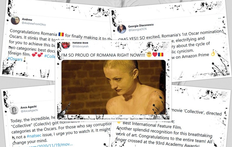 Sărbătoare pe Twitter pentru dubla nominalizare Oscar: „Atât de mândră că sunt româncă în aceste momente”