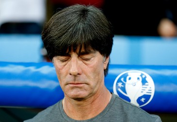 epa05360070 German coach Joachim Loew prior the UEFA EURO 2016 group C preliminary round match between Germany and Ukraine at Stade Pierre Mauroy in Lille Metropole, France, 12 June 2016. (RESTRICTIONS APPLY: For editorial news reporting purposes only. Not used for commercial or marketing purposes without prior written approval of UEFA. Images must appear as still images and must not emulate match action video footage. Photographs published in online publications (whether via the Internet or otherwise) shall have an interval of at least 20 seconds between the posting.) EPA/LAURENT DUBRULE EDITORIAL USE ONLY EDITORIAL USE ONLY