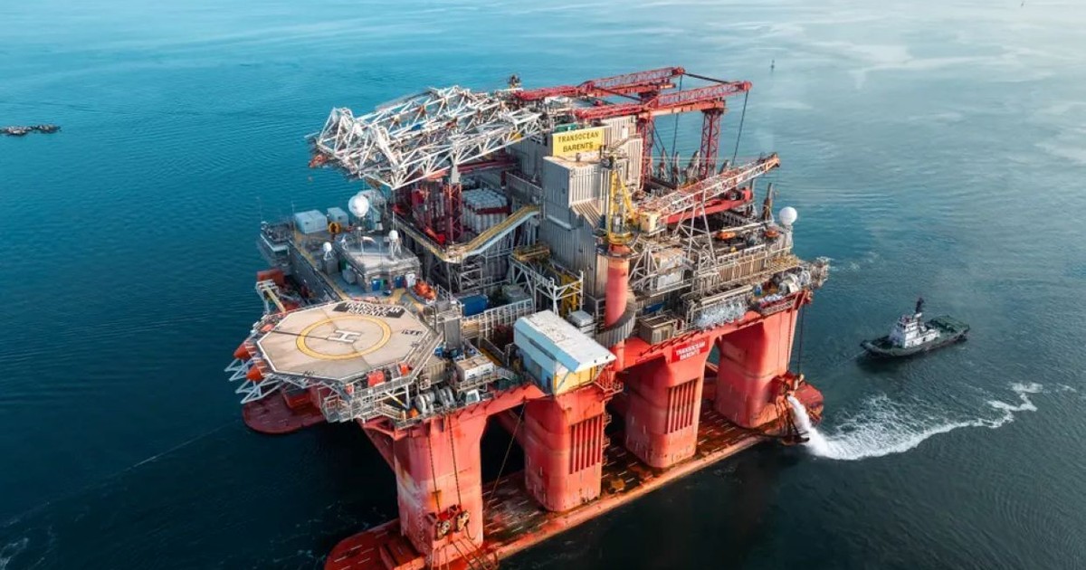 Una dintre platformele instalate în Marea Neagră, de OMV Petrom, pentru extracția gazelor din perimetrul Neptun Deep. Foto: OMV Petrom