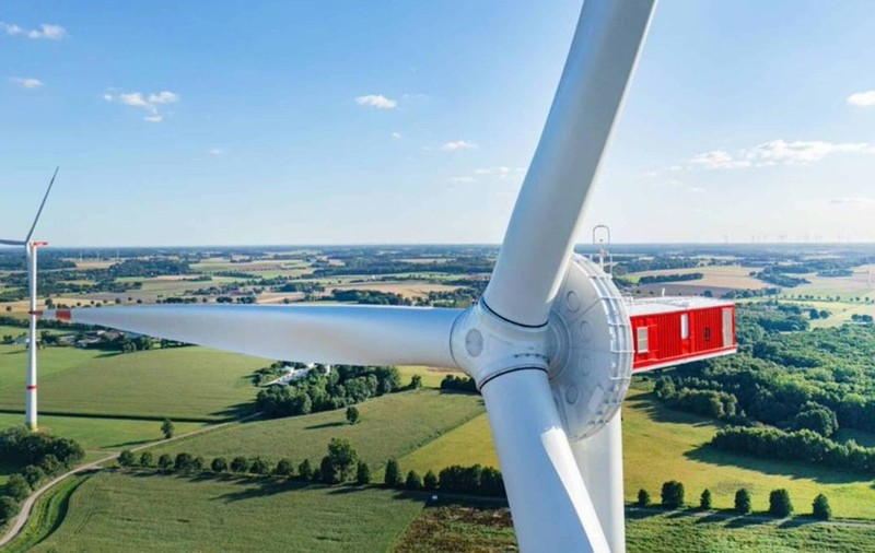 Turbină eoliene uriașă de 7 MW, cu rotoare de 175 de metri, model E-175 EP5 E1 / E2,  