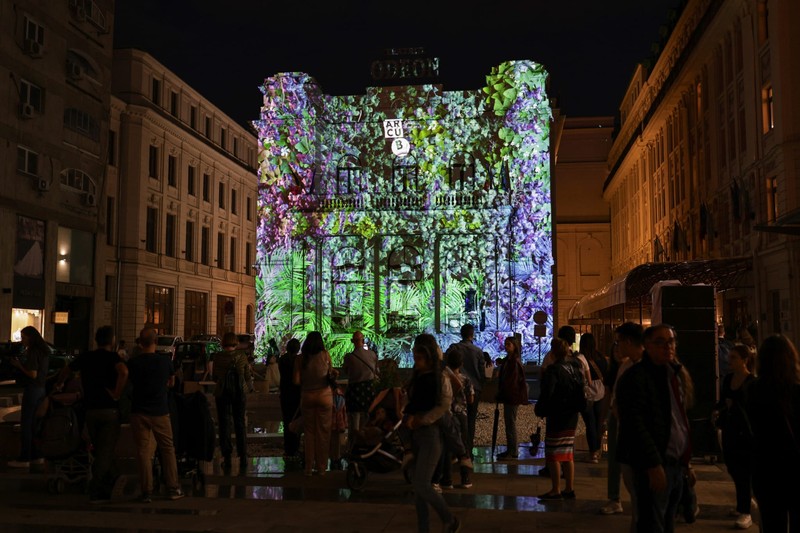 Spotlight – Festivalul Internaţional al Luminii, în București. FOTO;: Vlad Chirea