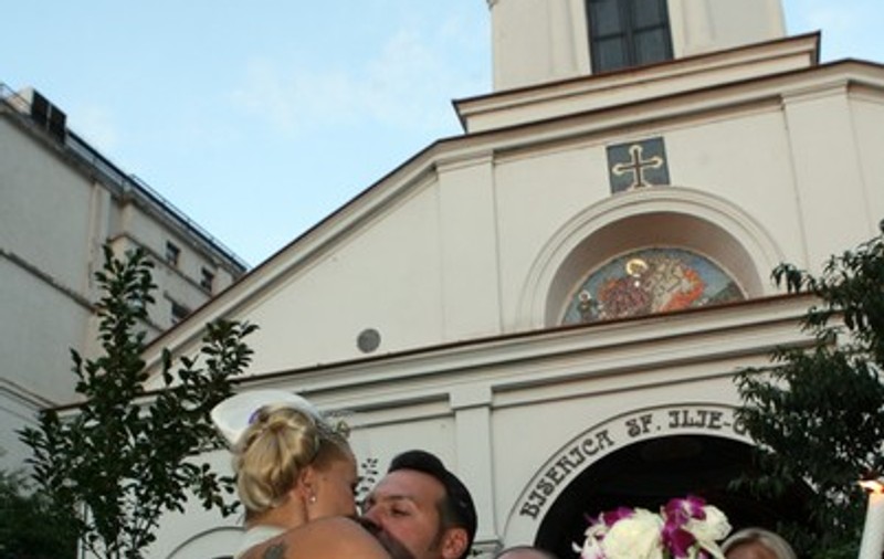 Foto | Cât de romantici au fost Cornel şi Bianca Păsat la nunta lor!
