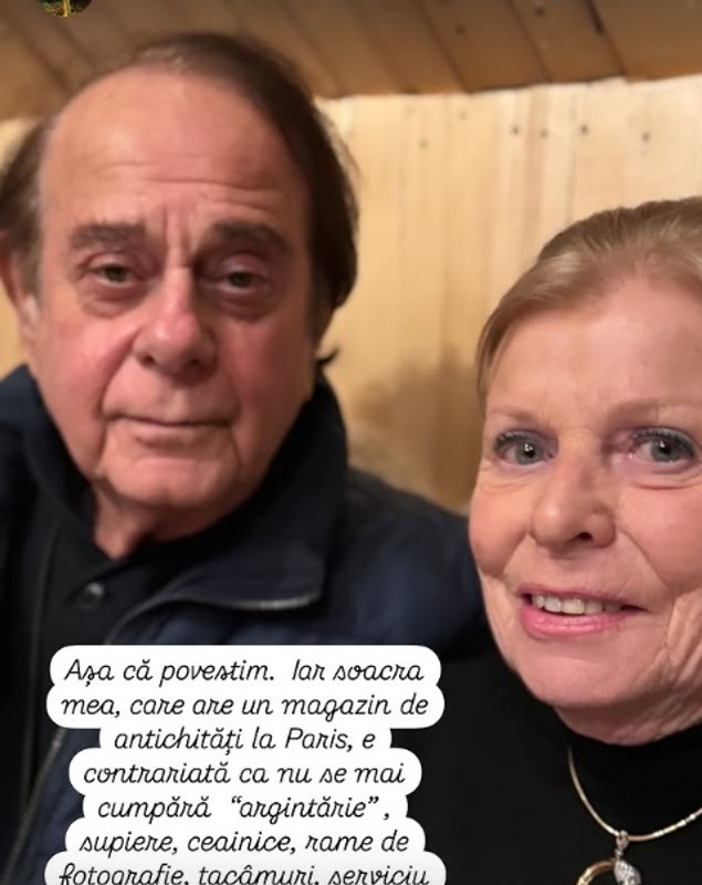 Cum au apărut socrii Andreei Esca în România. Anne și Melkom Eram locuiesc la Paris, unde au o afacere: „I-am plimbat prin Brașov și Poiană”