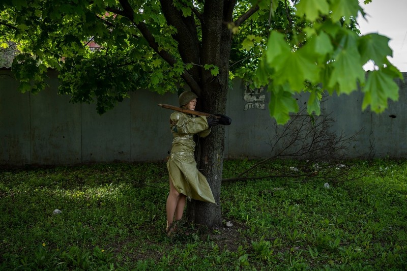 Manechin-soldat din Harkov | Foto: Profimedia