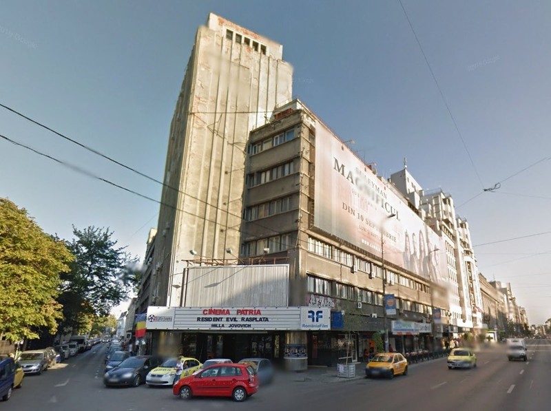 Cinema Patria, cu câțiva ani înainte să fie închis. Foto: Google Maps