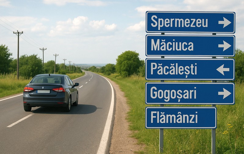 Nume de localități din România care te fac să te întrebi: „Serios, așa se numește?!”. Care sunt cele mai ciudate și poveștile lor