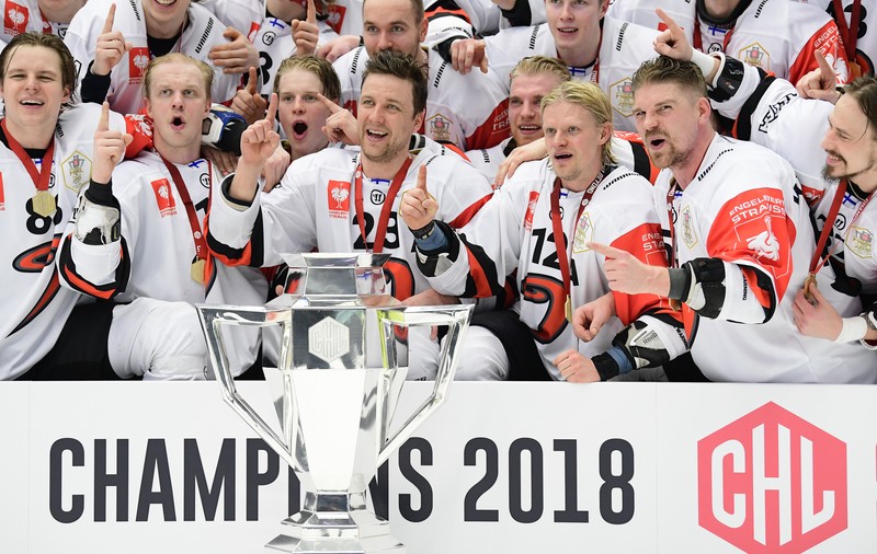 Formația finlandeză JyP a câștigat Liga Campionilor 2018 la hochei pe gheață / FOTO
