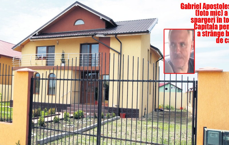 Ca să aibă bani de vilă, hoţul poreclit «Dumnezeu» a spart până şi casele vecinilor!