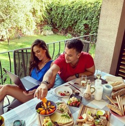 Răzvan Fodor alături de soția sa, Irina