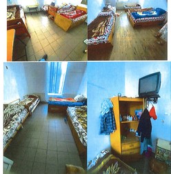 Raportul precizează că beneficiarii aveau camere cu lumină naturală și artificială. Captură din raport