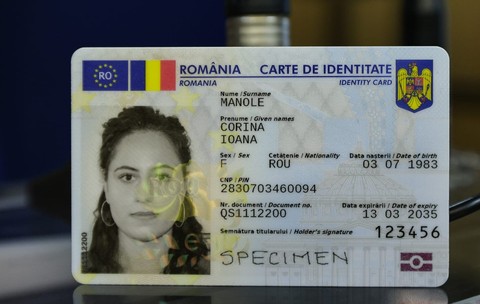 Noua carte de identitate, prezentată de MAI. FOTO: Vlad Chirea