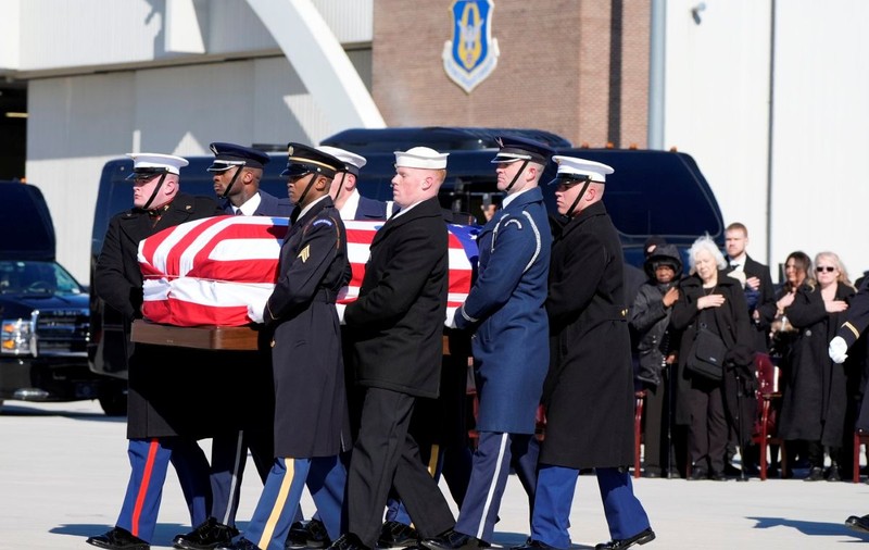 Funeraliile lui Jimmy Carter, fostul președinte al SUA. Ceremonie emoționantă la Capitoliu