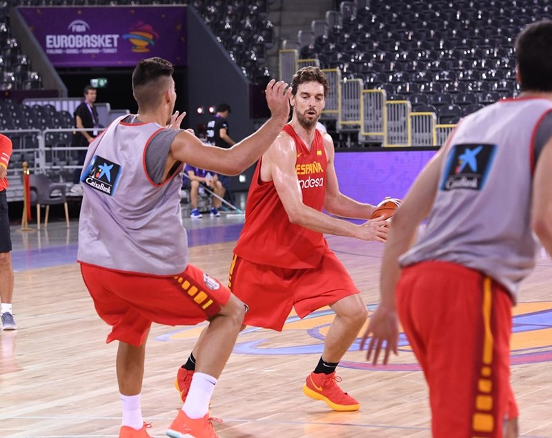 Spania și Croația s-au antrenat la Cluj-Napoca înaintea startului Eurobasket 2017 / FOTO