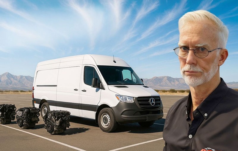 Un Mercedes Sprinter a trecut prin 5 motoare în 3 ani, din cauza greșelilor mecanicilor: „Lipsă totală de profesionalism”