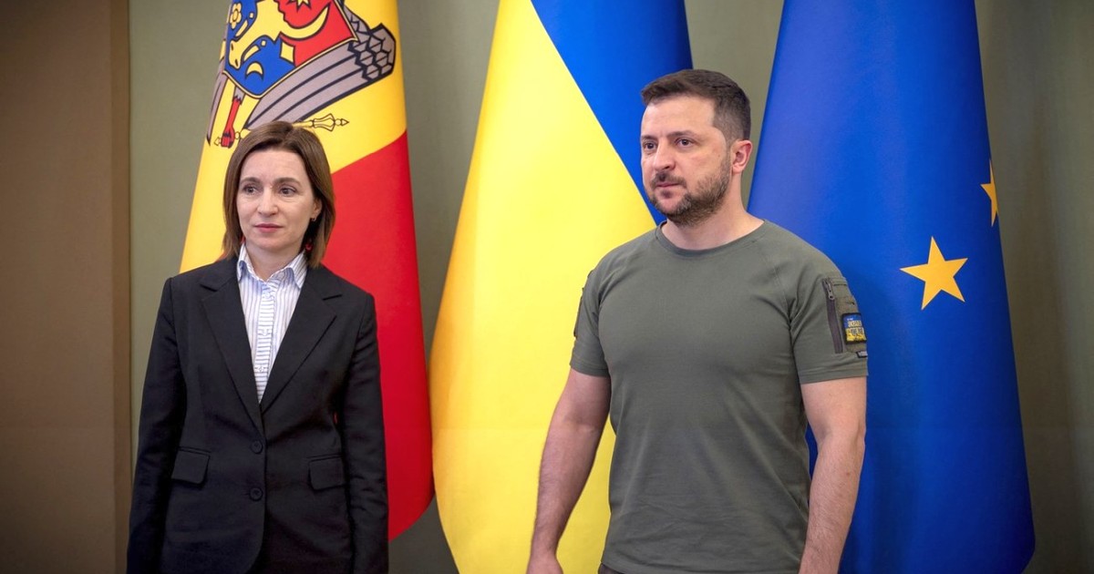 Negocierile oficiale de aderare ale țărilor conduse de Volodimir Zelenski și Maia Sandu la UE ar putea începe în iunie