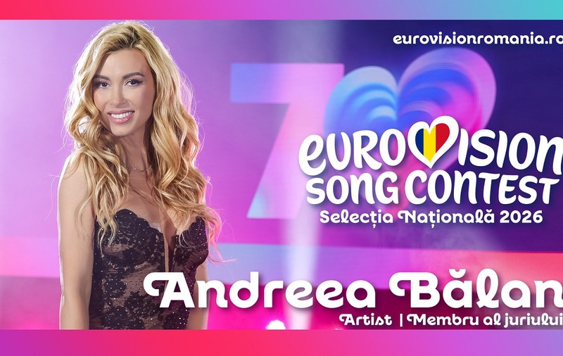 Cine sunt jurații care vor alege reprezentantul României la Eurovision 2026. Andreea Bălan e cap de listă