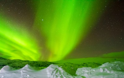 Aurora polară în Suedia