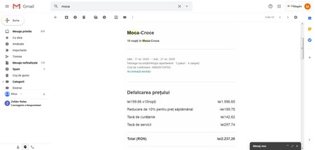 Rezervare inițială anulată din cauza AirBnB