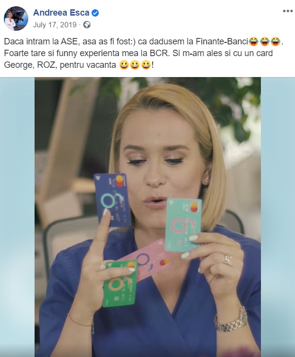 Captură din video BCR România