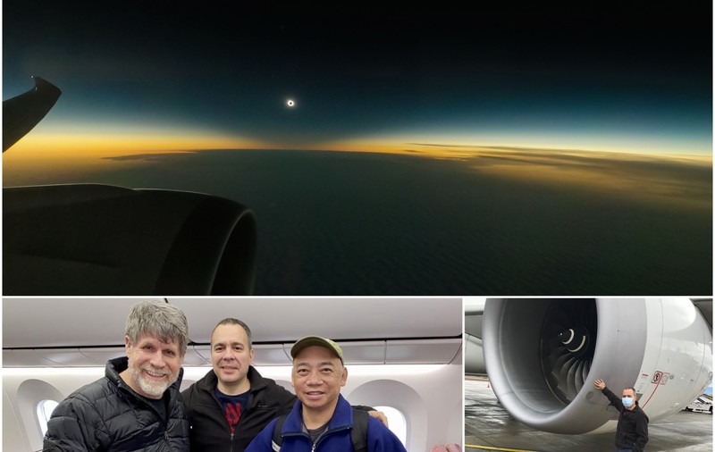 Cum a ajuns un român să fotografieze eclipsa totală de Soare de la 12.200 de metri deasupra Antarcticii