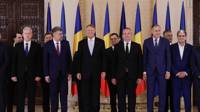 BUCURESTI - PALATUL COTROCENI - JURAMANT INVESTITURA - GUVERN CO