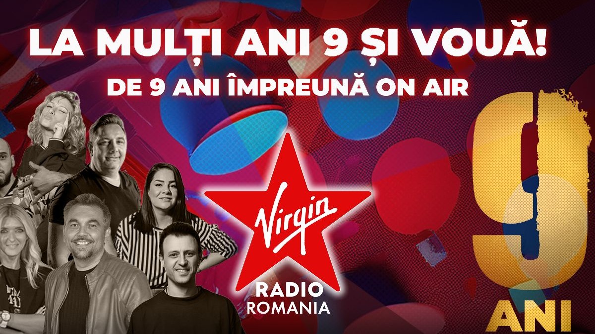 Virgin Radio împlinete 9 ani