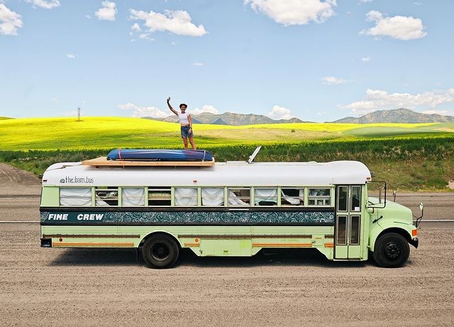 Autobuzul BAM. Fotografie de pe contul de Instagram