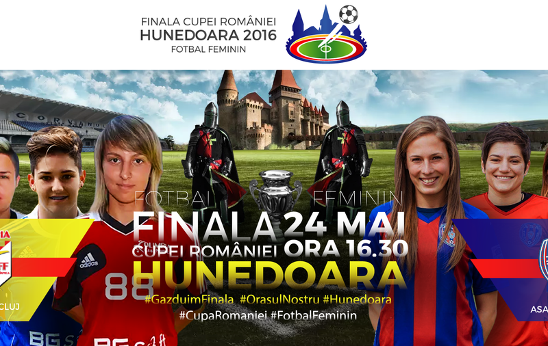 Finala Cupa României la fotbal feminin se joacă, marţi, la Hunedoara