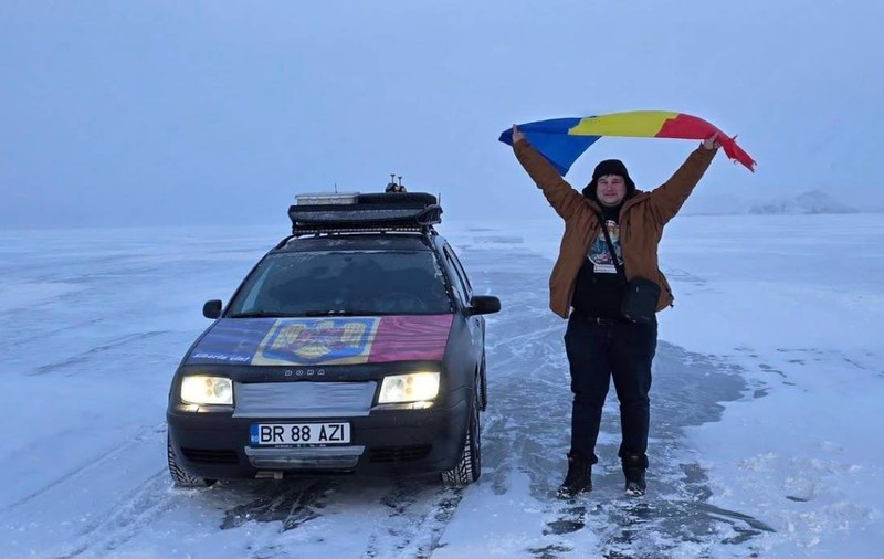 Un inginer din Brăila a cucerit Siberia la minus 50 de grade cu un Volkswagen vechi de peste un sfert de secol | VIDEO