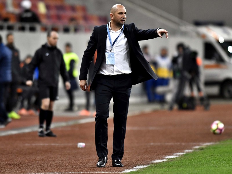Vasile Miriuta in meciul de fotbal dintre Steaua Bucuresti si CFR Cluj, disputat in cadrul play-off-ului Ligii 1 Orange pe Arena Nationala din Bucuresti, duminica 12 martie 2017. Razvan Pasarica/ SPORT PICTURES