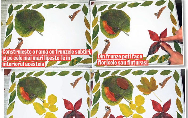 Realizează un tablou de toamnă