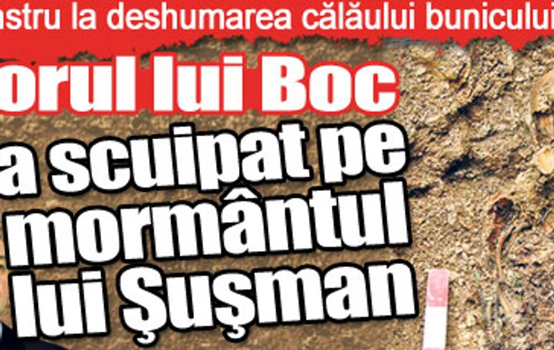 Mentorul lui Boc a scuipat pe mormântul lui Şuşman