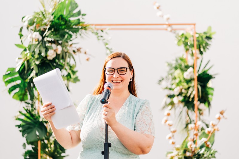 Monica Belițoiu, oficiant de ceremonii umaniste