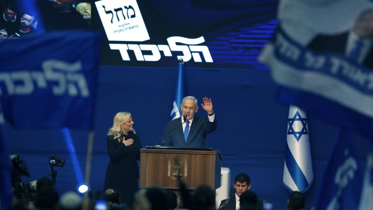 Premierul Benjamin Netanyahu a câștigat alegerile din Israel FOTO: EPA