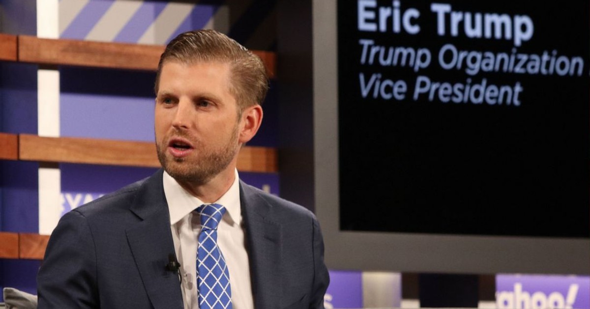 Eric Trump, fiul lui Donald Trump. Foto: Hepta