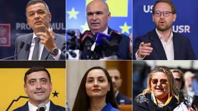 Sorin Grindeanu, Ilie Bolojan, Dominic Fritz, George Simion, Anamaria Gavrila, Diana Sosoaca