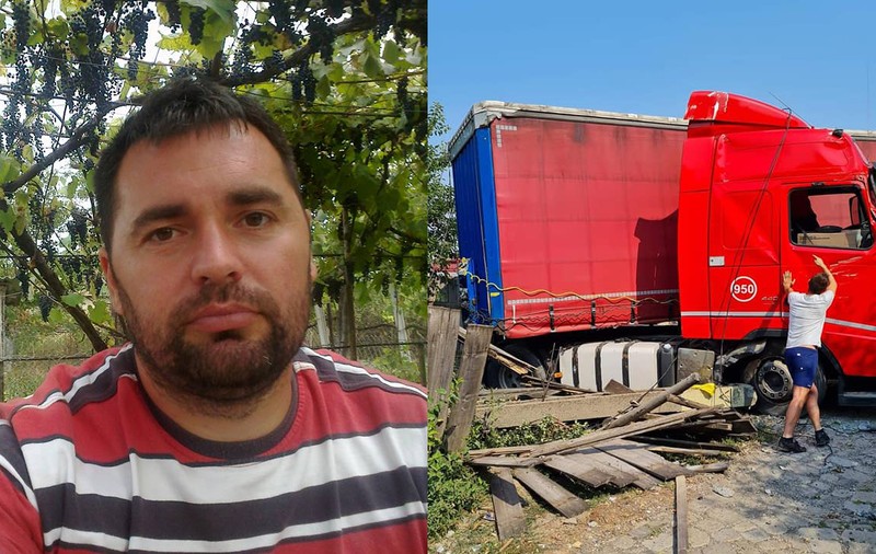 Cine este șoferul de TIR care a reușit să evite la milimetru o femeie de 90 de ani care îi sărise în față