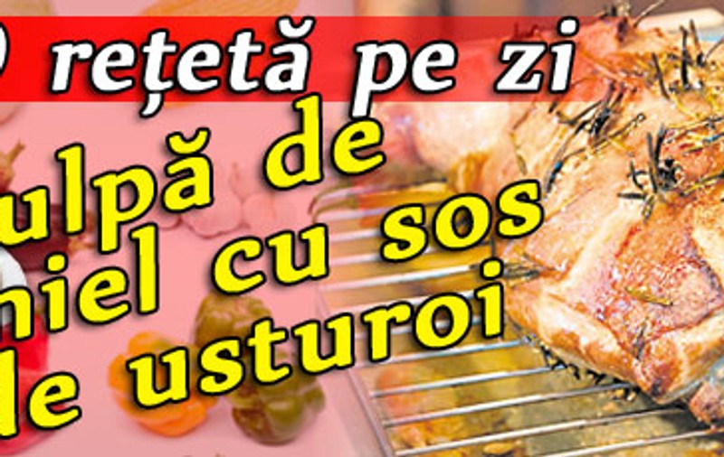 O reţetă pe zi / Pulpă de miel cu sos de usturoi