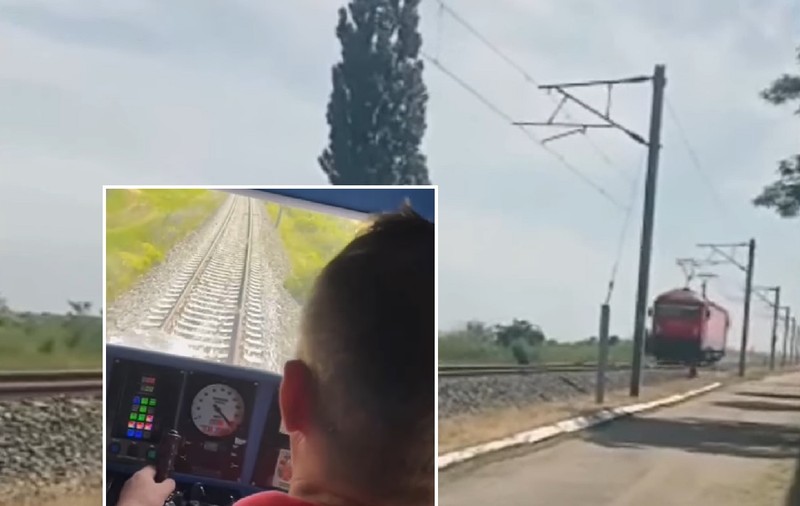 Viteză-record pe calea ferată, în România: o locomotivă a atins 210 km/h | VIDEO