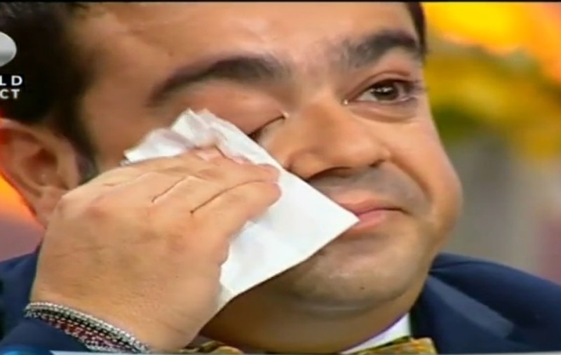 Adi Minune, ÎN LACRIMI, ÎN DIRECT! Uite ce l-a făcut să plângă | FOTO