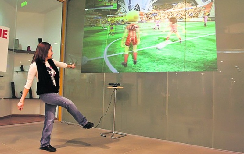 Am jucat fotbal în magazin
