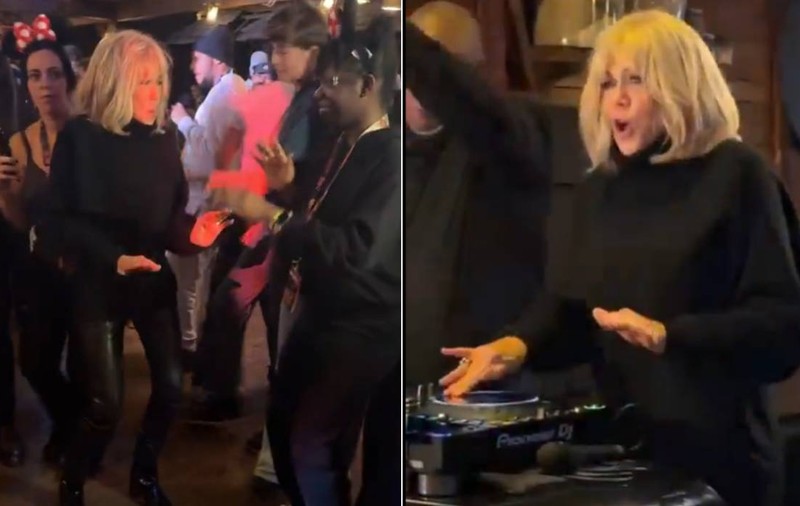 Brigitte Macron, DJ și dansatoare la o petrecere Disney: Prima Doamnă a Franței a mixat „Forever Young”