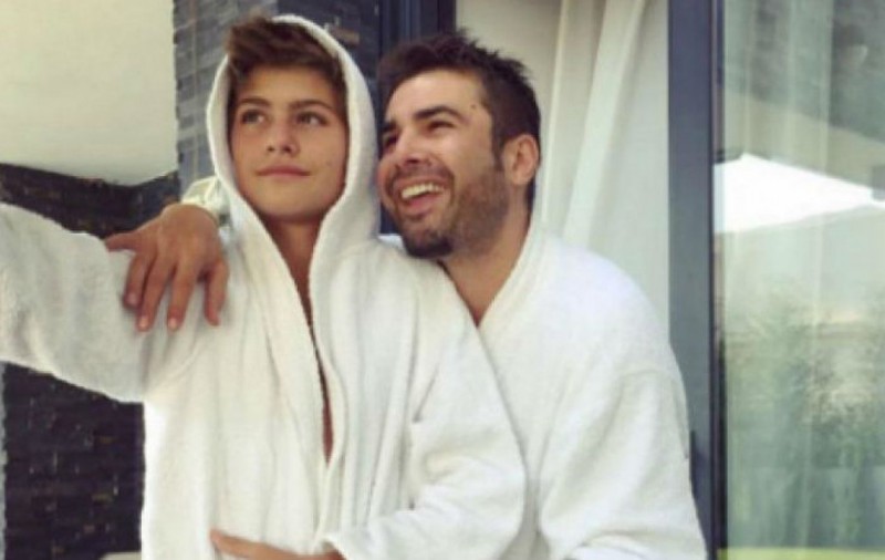 Mario Mutu, în vacanță, pe iaht. Fiul Alexandrei Dinu și al lui Adrian Mutu și-a arătat noul tatuaj