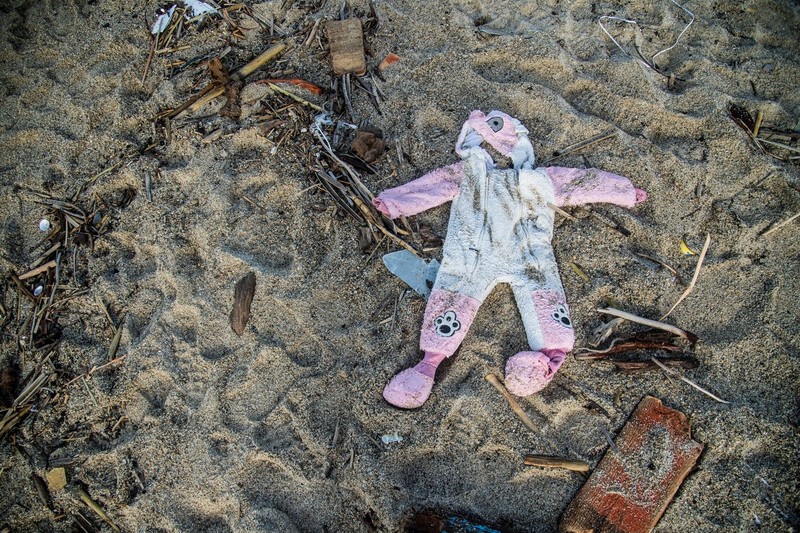 February 28, 2023, Crotone, Calabria, Italy: TRAGIC ILLEGAL MIGRANTS SHIPWRECK: Fears that 100+ victims, many children, died after their boat sank in rough seas off southern Italy coast. 62 migrants dead are confirmed, 12 children among them, including a baby. The vessel, carrying some 200, broke apart while trying to land near Crotone on late Sunday. People from Afghanistan, Pakistan, Somalia, Syria, Iraq and Iran on board. Bodies were recovered from the beach at a nearby seaside resort in the Calabria region.,,Image: 759200054, License: Rights-managed, Restrictions: , Model Release: no