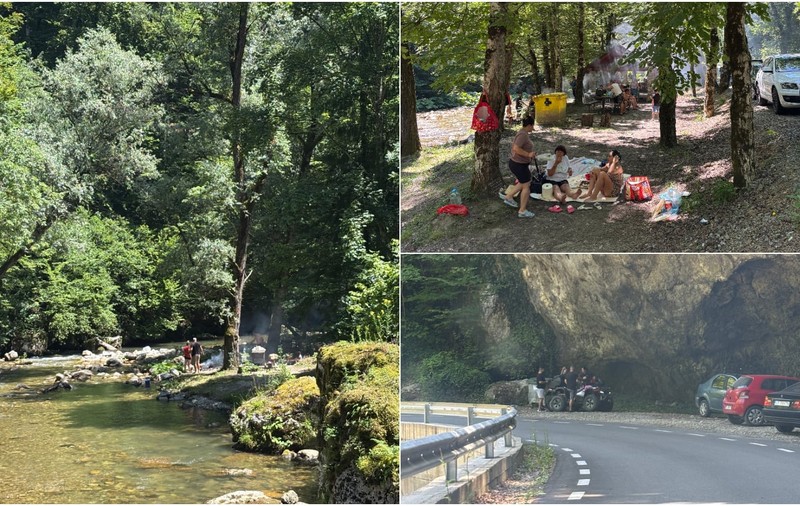 Vacanță vacarm în Cheile Sohodolului: mititei, motoare și calcar