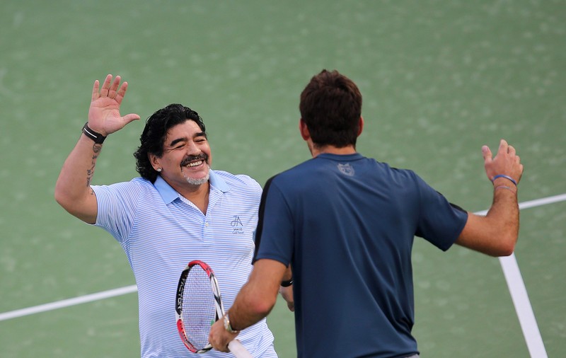 Tenis. Maradona a venit la Zagreb pentru a asista la finala Cupei Davis, Croația-Argentina