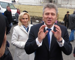 Gabriela Firea și Florentin Pandele